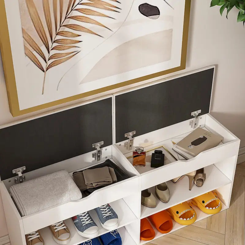 Banc à chaussures Meuble de rangement pour chaussures Étagère à chaussures Meuble de rangement pour chaussures