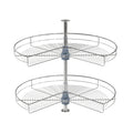 Plateau tournant 32 Diamètre - Double support en acier inoxydable 270 degrés