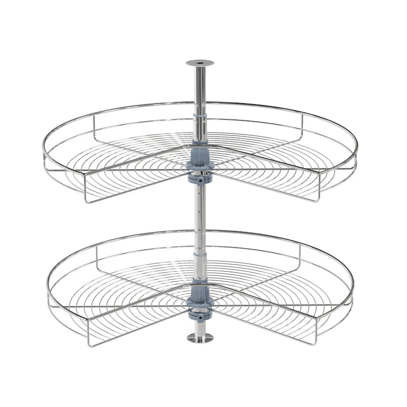 Plateau tournant 32 Diamètre - Double support en acier inoxydable 270 degrés
