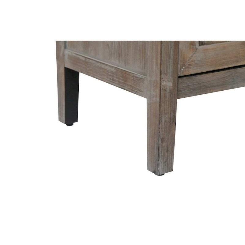 Buffet vintage en bois à 4 portes de 152 cm pour salon ou entrée