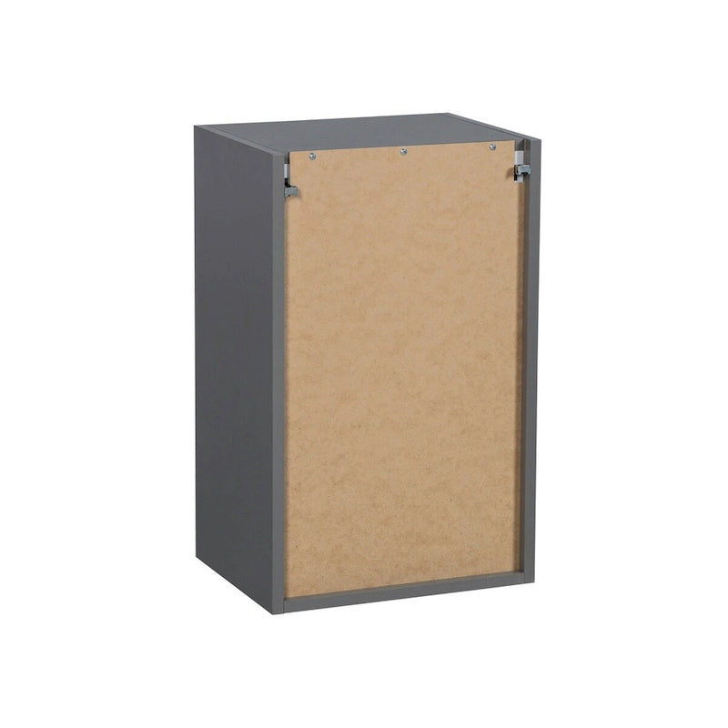 Meuble mural 21 x 24 - Une porte - Gris - 21 x 24 x 12