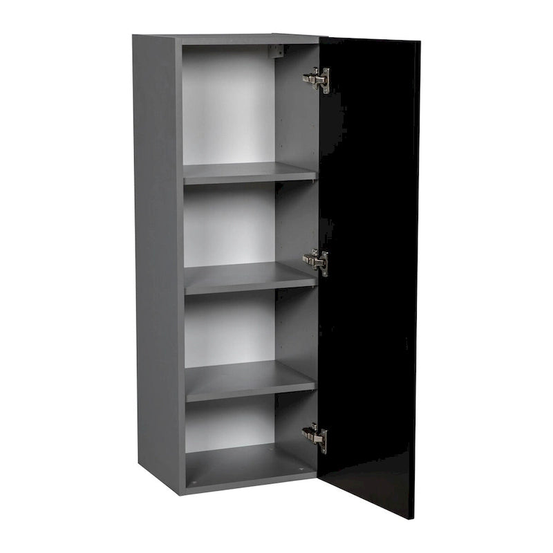 Meuble haut 21 x 42 - Porte unique - Gris - 21 x 42 x 12