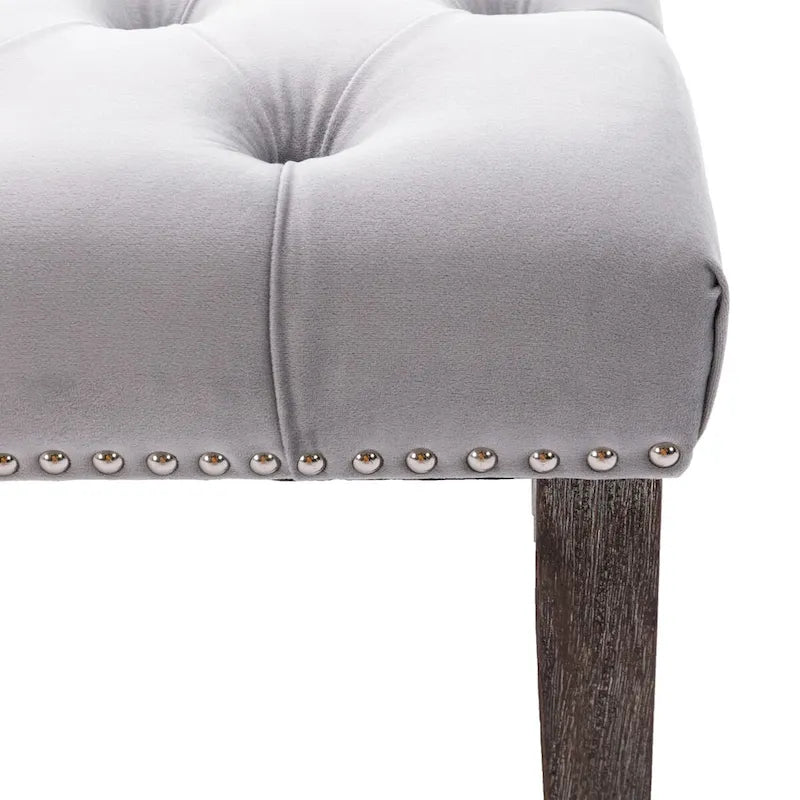 Banc ottoman capitonné, repose-pieds, tabouret, banc d'appoint