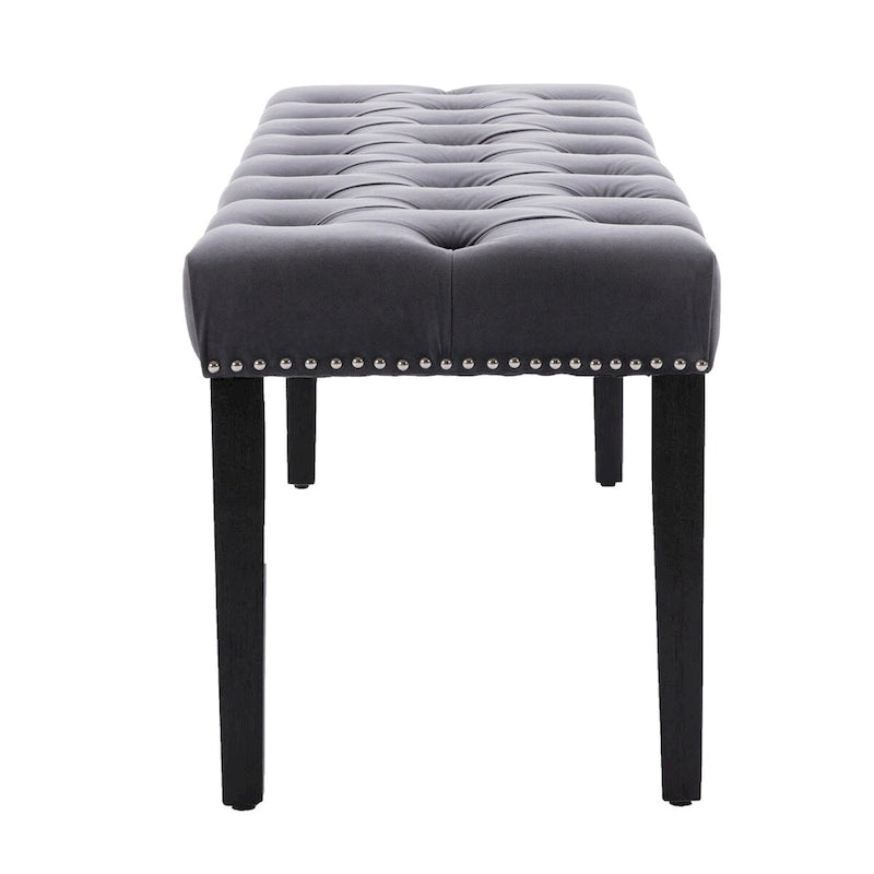Banc ottoman capitonné, repose-pieds, tabouret, banc d'appoint