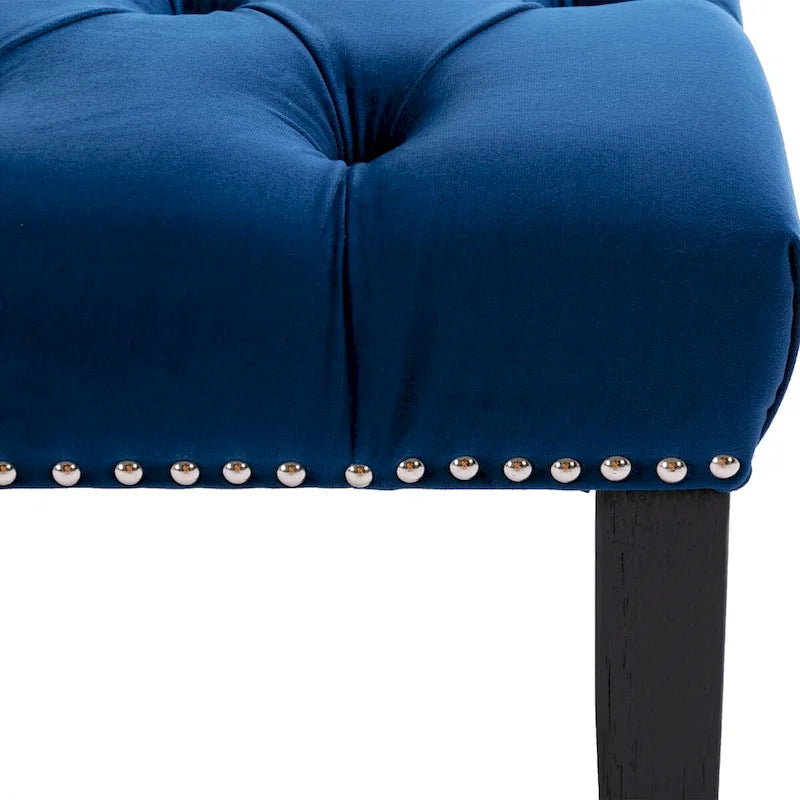 Banc ottoman capitonné, repose-pieds, tabouret, banc d'appoint