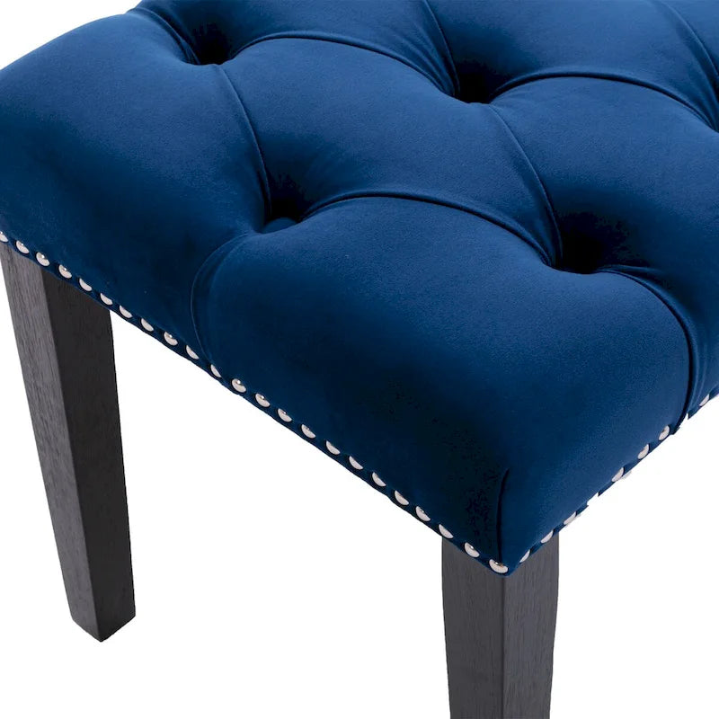 Banc ottoman capitonné, repose-pieds, tabouret, banc d'appoint
