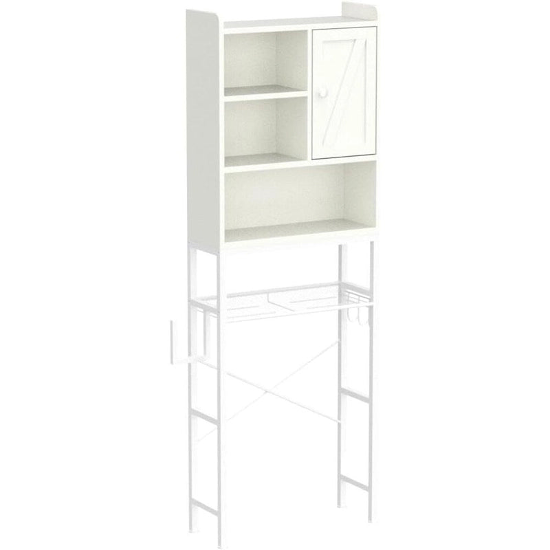 Meuble de rangement de salle de bain en bois au-dessus des toilettes - S.O.