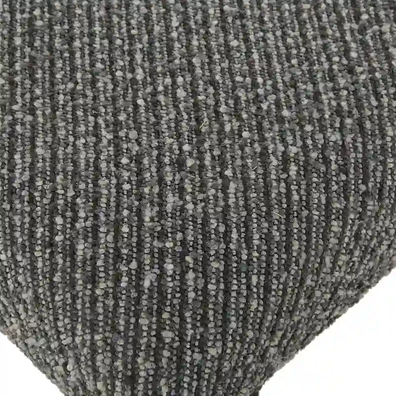 Banc en tissu anthracite Bowtie - 18 H X 72,5 L X 20 P